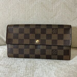 Louis Vuitton Damier Ebene Sarah Wallet